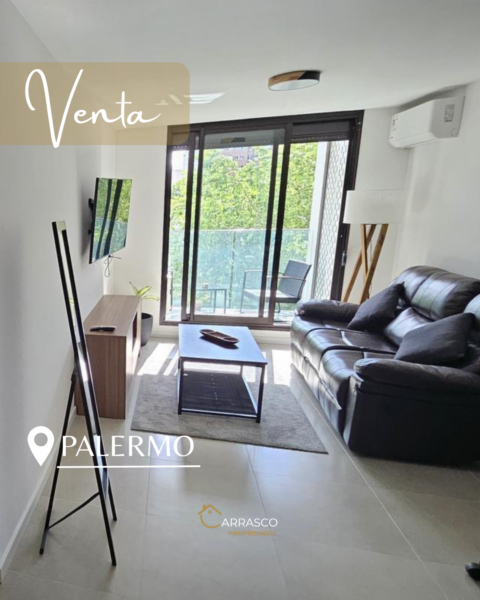 Venta - Apartamento de 1 dormitorio + garage en Palermo / con renta activa / Admite Banco