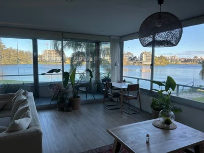 ALQUILER Exclusivo con Vista Al Lago/Amoblado/180m2/3 Dorm/3 Baños/2 Ggge