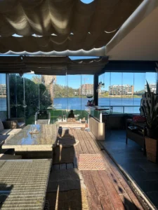 ALQUILER Exclusivo con Vista Al Lago/Amoblado/180m2/3 Dorm/3 Baños/2 Ggge