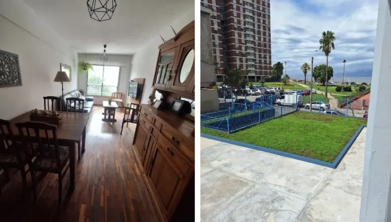 Apartamento en venta sobre la Rambla de Barrio Sur – 2 dormitorios