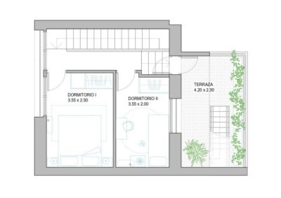 Apta Banco/Duplex/2dorm/Terraza/Azotea con parrillero/Aguada