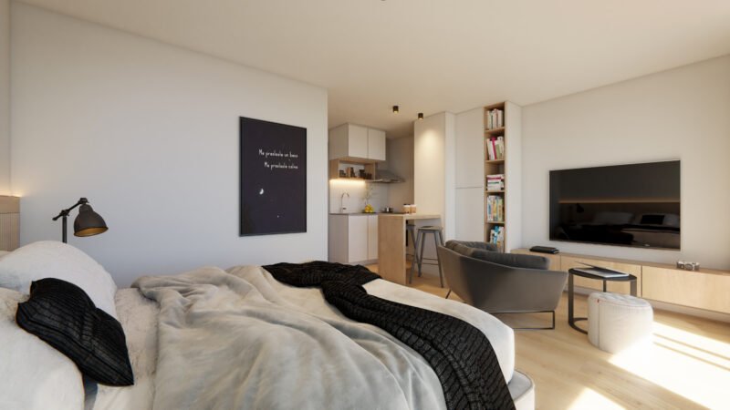 Venta Apartamentos En Pozo En La Blanqueada | 01 Vista, Monoambientes, 1 y 2 dormitorios