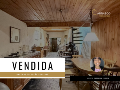 Venta casa en Cordón Sur, 3 habitaciones, 2 baños, patio con parrillero