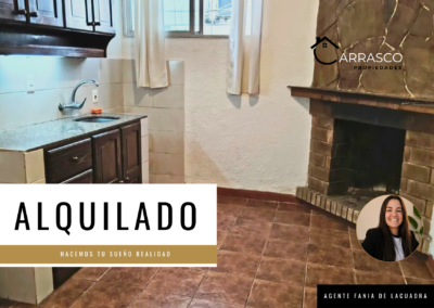 ALQUILADO | Apto con patio/2 dorm/ Reducto