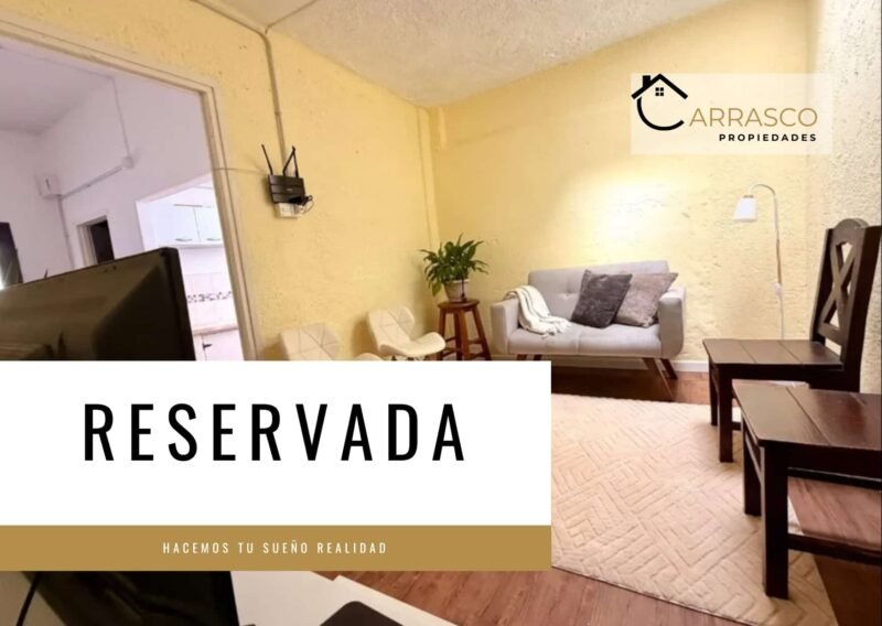 RESERVADA | Ideal Inversion/1dorm/70m2/patio/la Blanqueada