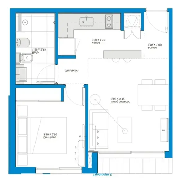 IDEAL INVERSION | Balcon/1 Dormitorio/45m2/Amenities/Malvin Sur