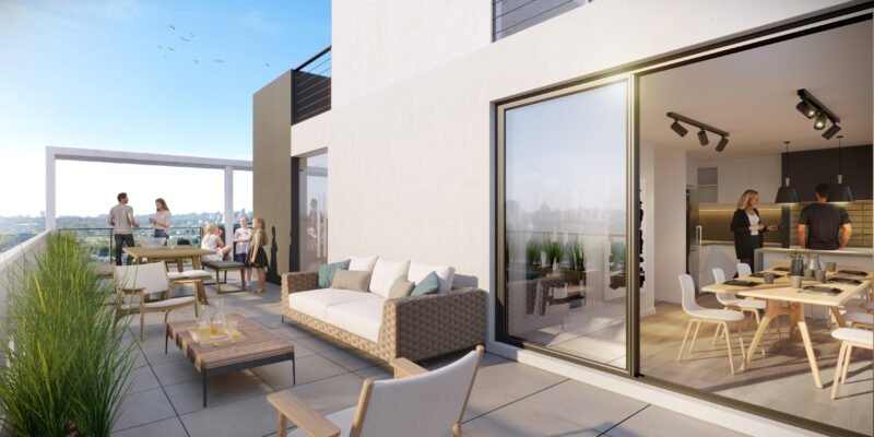 Pulse - Avenida Italia , Venta de Apartamento, 2 dormitorios, 1 baño, frente con balcón | Parque Batlle